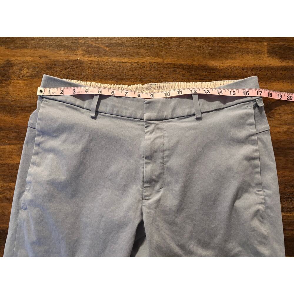 Lululemon Men's 36 x 29 Pant Shadow Lite Oxford Chino Cotton Blend Light Blue - Picture 11 of 13